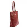 MiaMore 01-014 Z bordó női bőr válltáska 40 x 38 x 13 cm