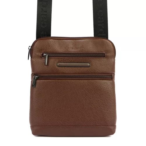 Pierre Cardin IZA364 3744 barna férfi oldaltáska 25.5 x 21 x 5 cm