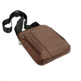   Pierre Cardin IZA364 3746 barna férfi válltáska 26 x 22 x 5 cm
