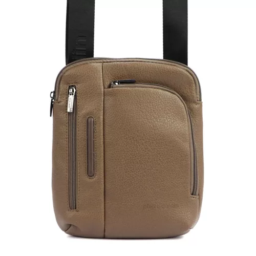 Pierre Cardin IZA364 3746 drapp férfi oldaltáska 26 x 22 x 5 cm