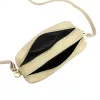 MiaMore 01-027 bézs női bőr válltáska 22 x 14.5 x 9 cm