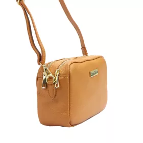 MiaMore 01-027 konyak női bőr válltáska 22 x 14.5 x 9 cm