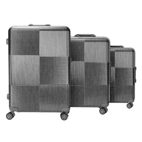   Pierre Cardin prémium minőségű kék pp 3 részes keményfalú bőrönd szett 55/65/75 cm
