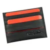 Pierre Cardin SAHARA TILAK15 475 fekete-piros férfi bőr pénztárca 10 x 7,5 cm
