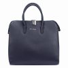 Pierre Cardin 55045 TSC navy női bőr kézitáska, válltáska, oldaltáska 34 x 31.5 x 17 cm