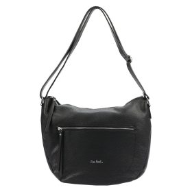   Pierre Cardin 55039 TSC fekete női bőr válltáska 39 x 30 x 12 cm