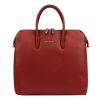 Pierre Cardin 55045 TSC bordó női bőr kézitáska, válltáska, oldaltáska 34 x 31.5 x 17 cm