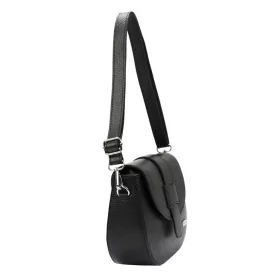 MiaMore 01-026-2 fekete női bőr válltáska 27 x 19 x 8 cm