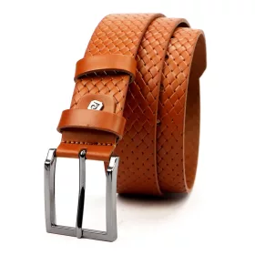 Pierre Cardin PSN 6212 CMP barna férfi bőr öv