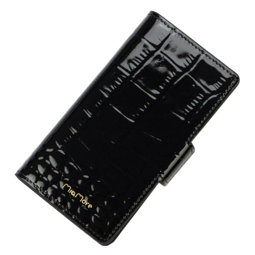 MiaMore L1781 fekete női bőr mobiltartó 16 x 9 x 2 cm IPHONE 12