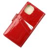 MiaMore L1781 piros női bőr mobiltartó 16 x 9 x 2 cm IPHONE 12
