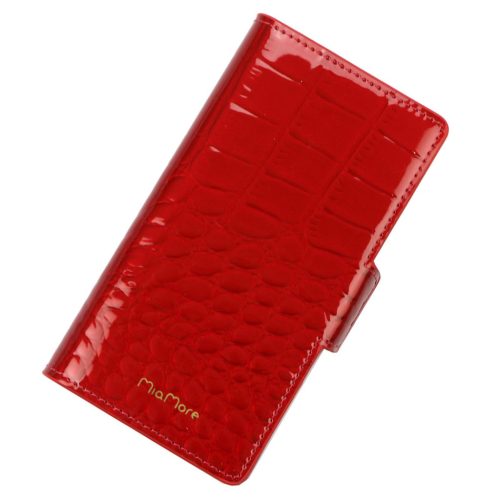 MiaMore L1781 piros női bőr mobiltartó 16 x 8.5 x 2 cm IPHONE 12 PRO