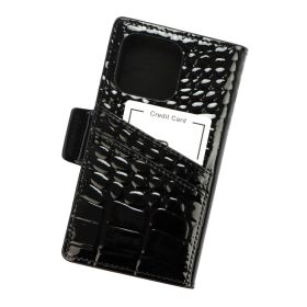   MiaMore L1781 fekete női bőr telefontartó 9 x 15.5 x 2 IPHONE 13 PRO