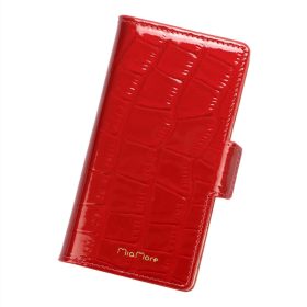  MiaMore L1781 piros női bőr irattartó 9 x 15.5 x 2 cm IPHONE 13 PRO