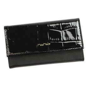   MiaMore L1782 fekete női bőr telefontartó 15.5 x 9 x 3 cm IPHONE 12