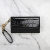 MiaMore L1782 fekete női bőr telefontartó 15.5 x 9 x 3 cm IPHONE 12 PRO
