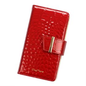   MiaMore L1789 piros női bőr mobiltartó 9 x 15.5 x 3 cm IPHONE 13