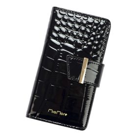   MiaMore L1789 fekete női bőr irattartó 9 x 15.5 x 3 cm IPHONE 13 PRO