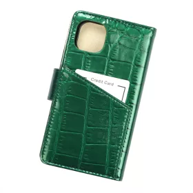   MiaMore L1789 zöld női bőr mobiltartó 9 x 15.5 x 3 cm IPHONE 13 PRO