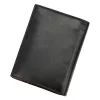 Pierre Cardin TILAK75 331 fekete-piros férfi bőr pénztárca 10 x 13 x 3 cm