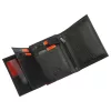 Pierre Cardin TILAK75 326 fekete-piros férfi bőr pénztárca 9,5 x 13 cm
