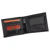 Pierre Cardin TILAK75 325 fekete-piros férfi bőr pénztárca 12 x 9,5 cm