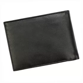   Pierre Cardin TILAK75 8804 fekete-piros férfi bőr pénztárca, RFID védelemmel, 12 × 9 cm