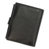 Albatross SN MW02 Z RFID fekete férfi marhabőr pénztárca 10.5 x 12.5 x 3 cm