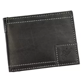   Charro IASI 1123 fekete férfi bőr pénztárca 12.5 x 9.5 x 2.8 cm