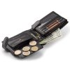 Peterson PTN 304Z 2-1-1 fekete férfi bőr pénztárca 12 x 9 x 2.5 cm 