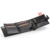 Peterson PTN 304Z 2-1-1 fekete férfi bőr pénztárca 12 x 9 x 2.5 cm 