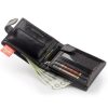 Peterson PTN 304Z 2-1-1 fekete férfi bőr pénztárca 12 x 9 x 2.5 cm 
