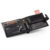 Peterson PTN 304Z 2-1-1 fekete férfi bőr pénztárca 12 x 9 x 2.5 cm 