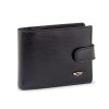 Peterson PTN 304Z 2-1-1 fekete férfi bőr pénztárca 12 x 9 x 2.5 cm 