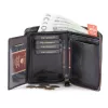 Peterson PTN 340 2-1-1 fekete férfi bőr pénztárca 10 x 13.5 x 2 cm