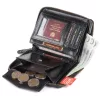 Peterson PTN 340 2-1-1 fekete férfi bőr pénztárca 10 x 13.5 x 2 cm