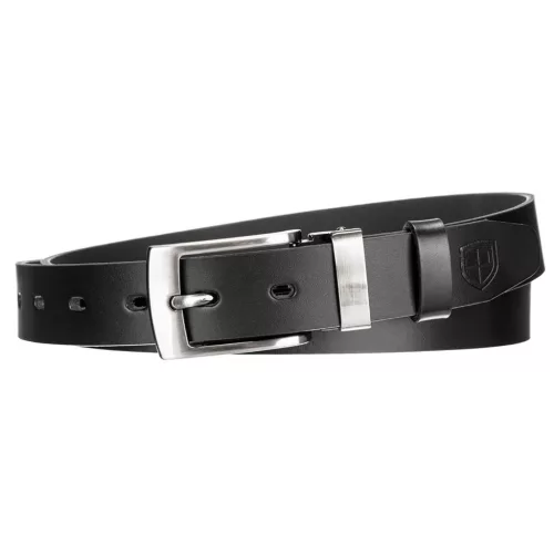 Peterson PTN 2600691 fekete férfi bőr öv 120 cm