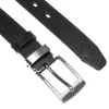 Peterson PTN 2600691 fekete férfi bőr öv 120 cm