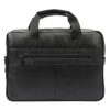 Nordee S137 fekete férfi bőr aktatáska 38 x 27 x 10 cm