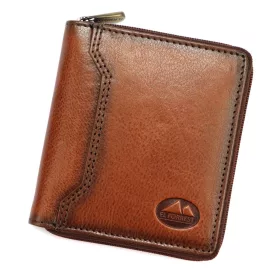   EL FORREST 991-29 RFID barna férfi bőr pénztárca 10 x 11 x 2 cm