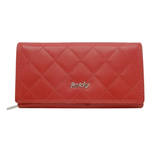 Rovicky R-RD-07-GCL-Q piros női bőr pénztárca 9,5 × 16 cm