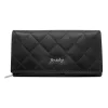 Rovicky R-RD-07-GCL-Q fekete női bőr pénztárca 9,5 × 16 cm