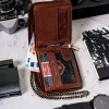 Peterson PTN N992C-08-HWM barna férfi bőr pénztárca 12.5 x 10 x 2 cm