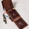 Peterson PTN N992C-03-HWM barna férfi bőr pénztárca 12.5 x 10 x 2 cm