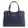 MiaMore 01-035 (22-005-1) navy női bőr kézitáska, válltáska, oldaltáska 32 x 23 x 12 cm