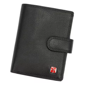   Albatross SN MW102 Z RFID fekete férfi bőr pénztárca 10 x 12 x 3 cm