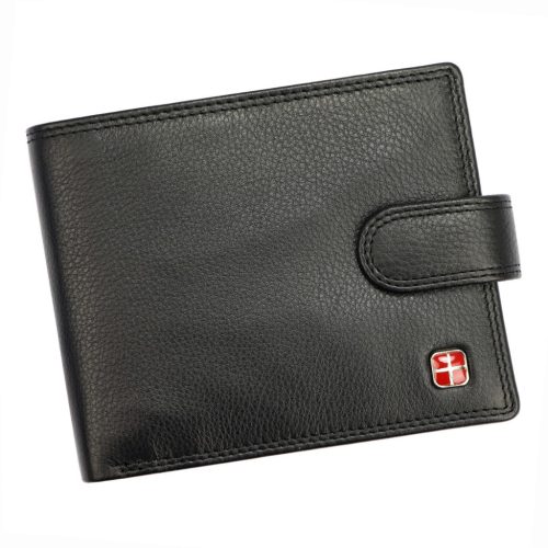 Albatross SN MW11 Z RFID fekete férfi bőr pénztárca 13.5 x 10 x 3 cm