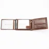 Rovicky N992-RVT RFID fekete-piros férfi bőr pénztárca 12.5 x 9.5 x 2.5 cm