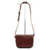 Florence 2005 barna női bőr válltáska, oldaltáska, crossbody 25 x 20 x 8 cm