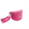 MiaMore 01-029 magenta női bőr válltáska, oldaltáska, crossbody 23 x 13 x 6 cm